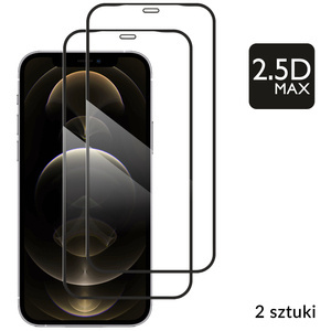 2 szt. | moVear GLASS mSHIELD 2.5D MAX do Apple iPhone 12 Pro Max (6.7") (kompatybilne z etui)