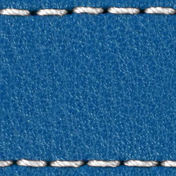 Podkładka W1 do paska 26mm | Niebieski / Biała nić