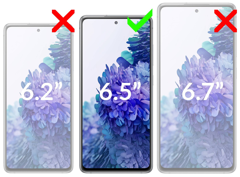 2 szt. | moVear GLASS mSHIELD 2.5D MAX do Samsung Galaxy S20 FE (6.5") (kompatybilne z etui)