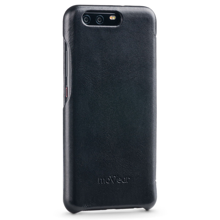 moVear flipSide S Skórzane Etui do Huawei P10 | Skóra Vintage | Czarny