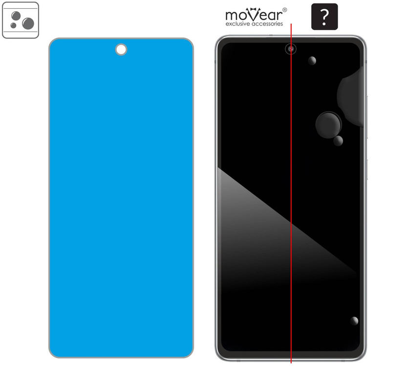 moVear GLASS mSHIELD 2.5D MAX do Samsung Galaxy S20 FE (6.5") (kompatybilne z etui)