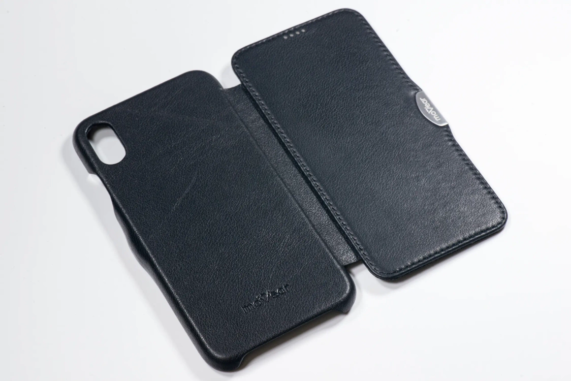 Etui do iPhone Xs MAX skórzane MOVEAR / [Outlet A-376]