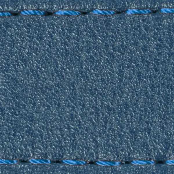 Pasek C1 26mm | Niebieski Jeans / Niebieska nić | Części skórzane bez klamry