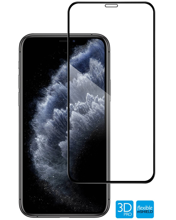 moVear flexible mSHIELD 3D PRO do Apple iPhone 11 Pro / Xs / X (5.8"). Pancerne szkło hybrydowe.