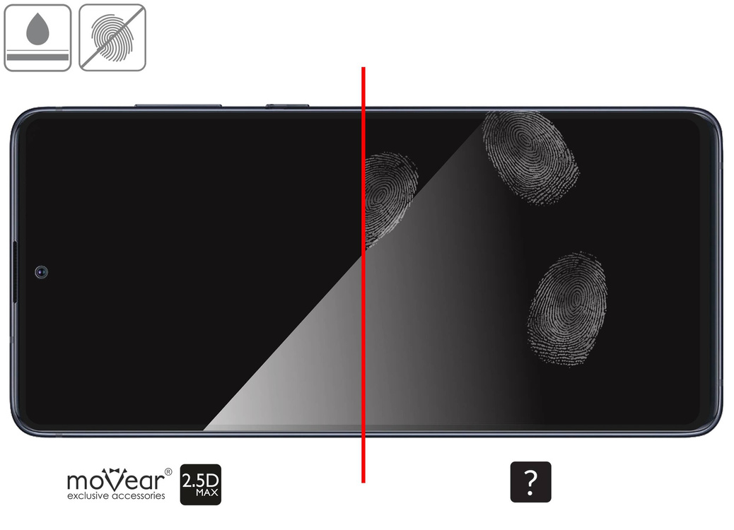 2 szt. | moVear GLASS mSHIELD 2.5D MAX do Samsung Galaxy Note 20 (6.7") (kompatybilne z etui)