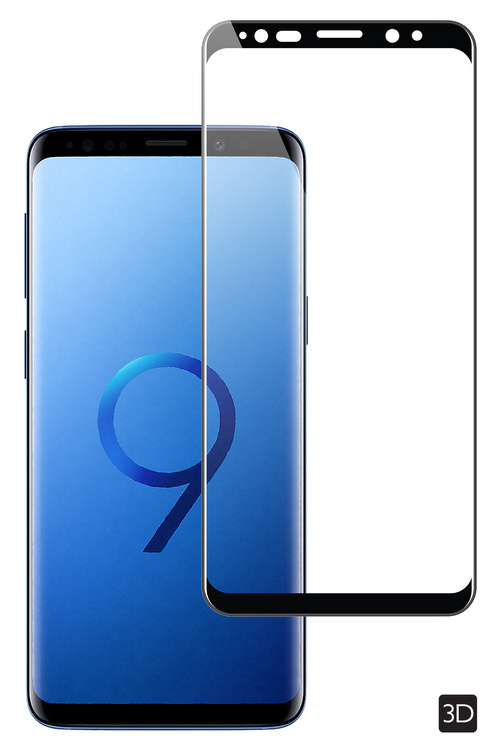 moVear GLASS mSHIELD 3D do Samsung Galaxy S9+ (Plus) (6.2") (na cały ekran)