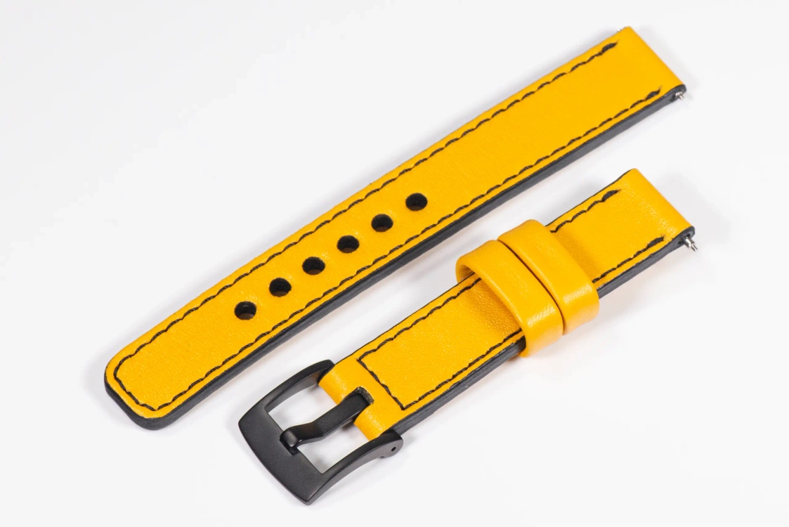 Pasek skórzany 18mm do zegarka / smartwatcha premium MOVEAR / [Outlet P-61]