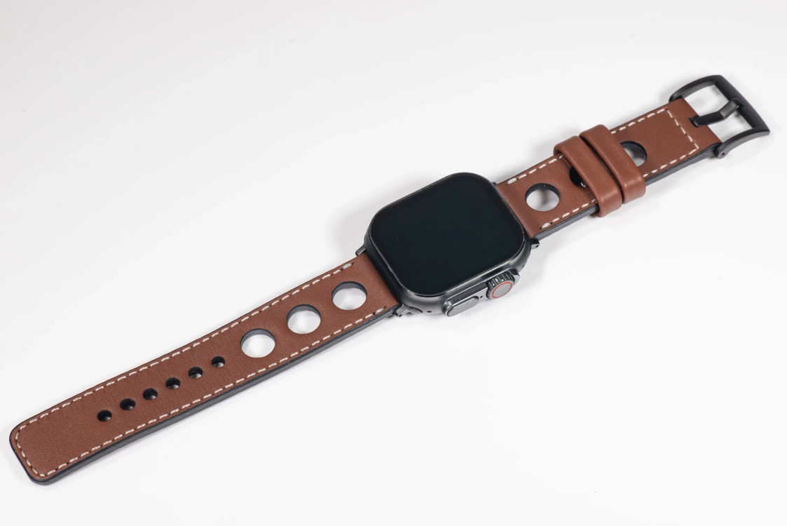 Pasek skórzany 24mm do Apple Watch premium MOVEAR / [Outlet P-50]