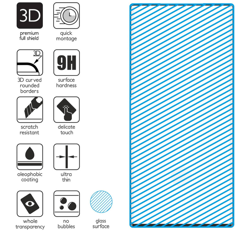 moVear GLASS mSHIELD 3D do Samsung Galaxy Note 20 Ultra (6.9") (na cały ekran)