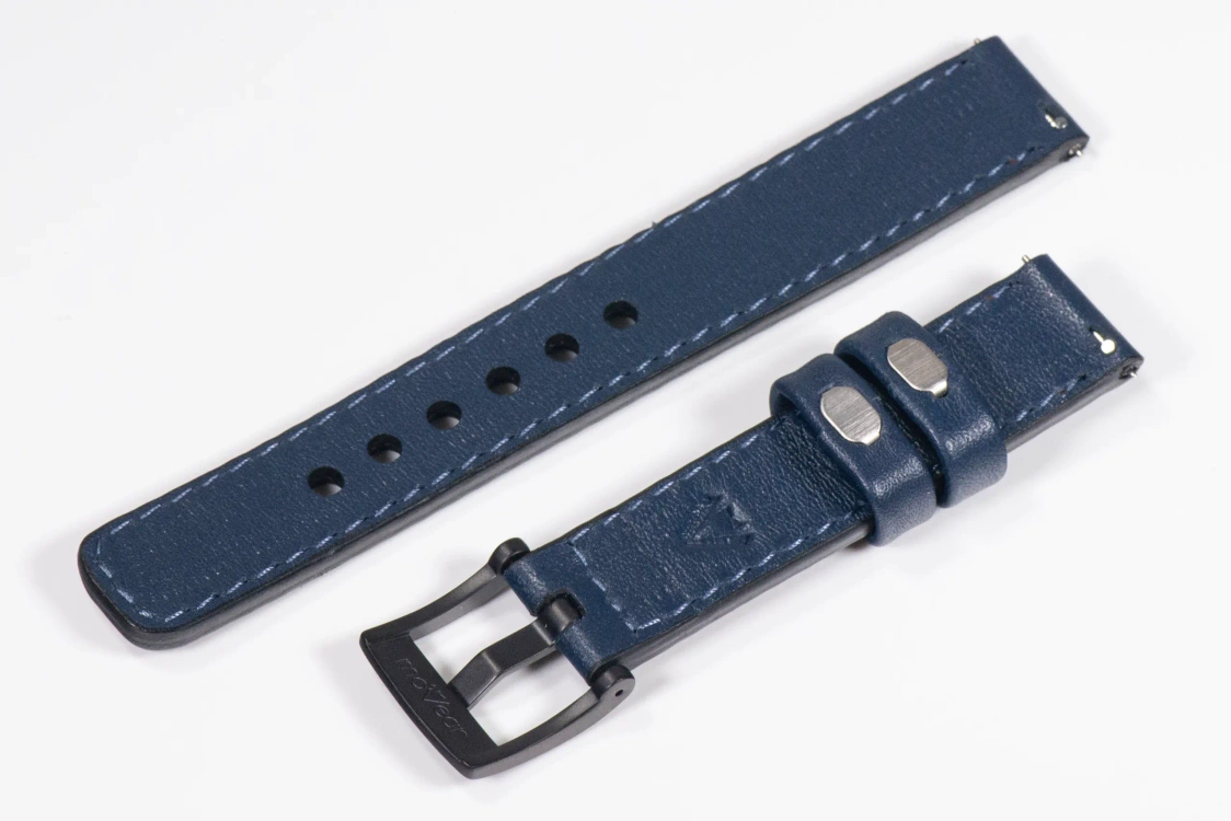 Pasek skórzany 18mm do zegarka / smartwatcha premium MOVEAR / [Outlet P-60]