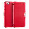 moVear flipSide C skórzane etui do Apple iPhone 6 / 6s (4.7") | Skóra naturalna gładka (Czerwona)
