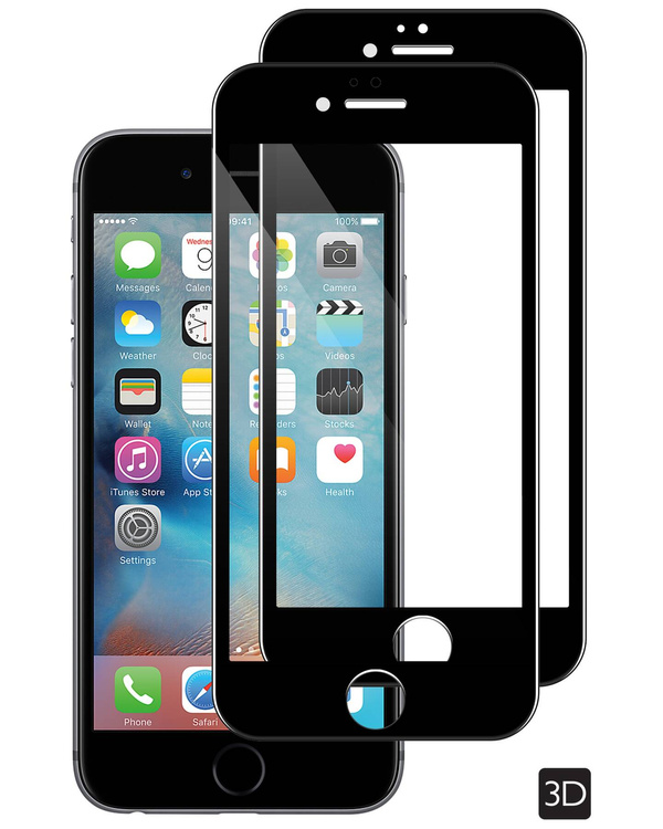 2 szt. | moVear GLASS mSHIELD 3D PRO do Apple iPhone 6 Plus / 6s Plus (5.5") (na cały ekran)