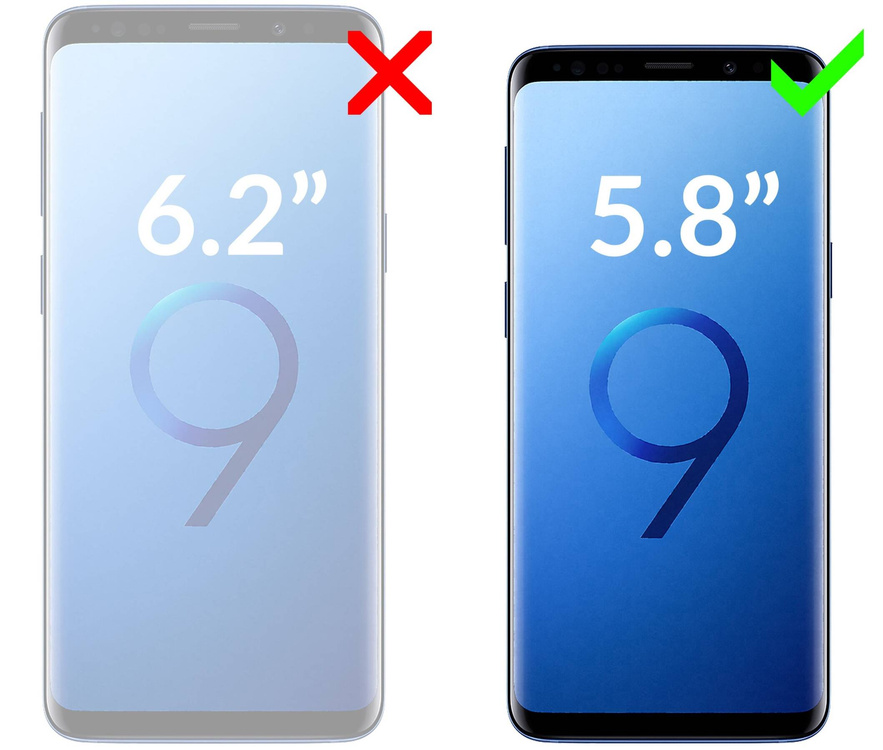moVear flipSide S skórzane etui do Samsung Galaxy S9 (5.8") | Skóra naturalna nappa (Czerwona)