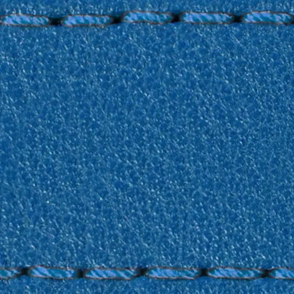 Pasek C1 26mm | Niebieski / Niebieska nić | Części skórzane bez klamry