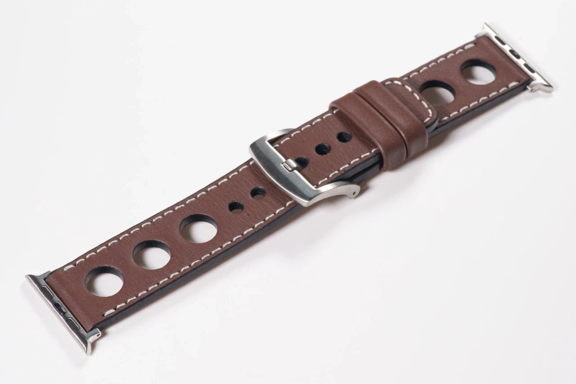 Pasek skórzany 24mm do Apple Watch premium MOVEAR / [Outlet P-3]
