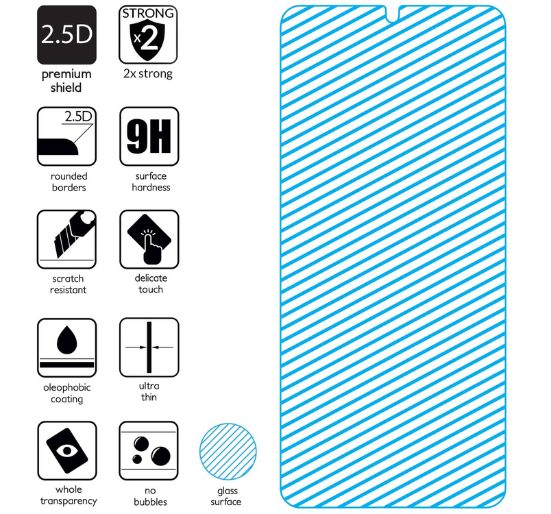 2 szt. | moVear GLASS mSHIELD 2.5D do Samsung Galaxy S21+ (Plus) (6.7") (kompatybilne z etui)