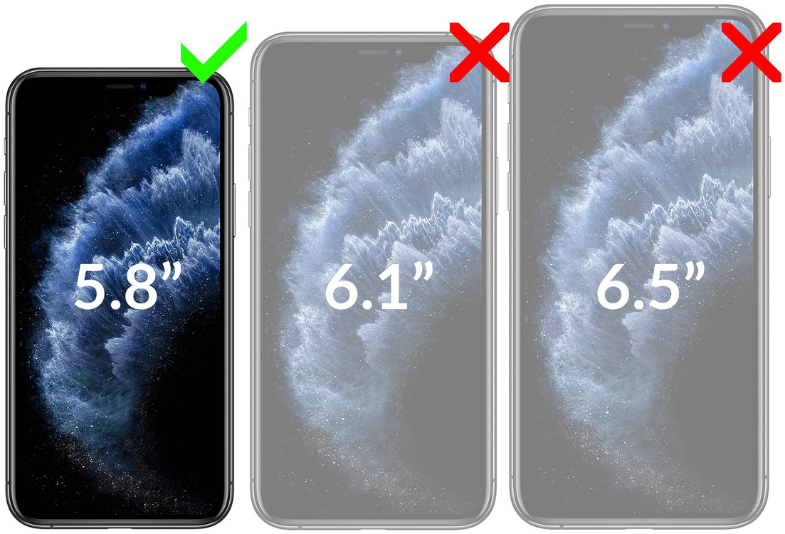 moVear mBOX GLASS mSHIELD 2.5D MAX do Apple iPhone 11 Pro / Xs / X (5.8") (łatwy montaż)