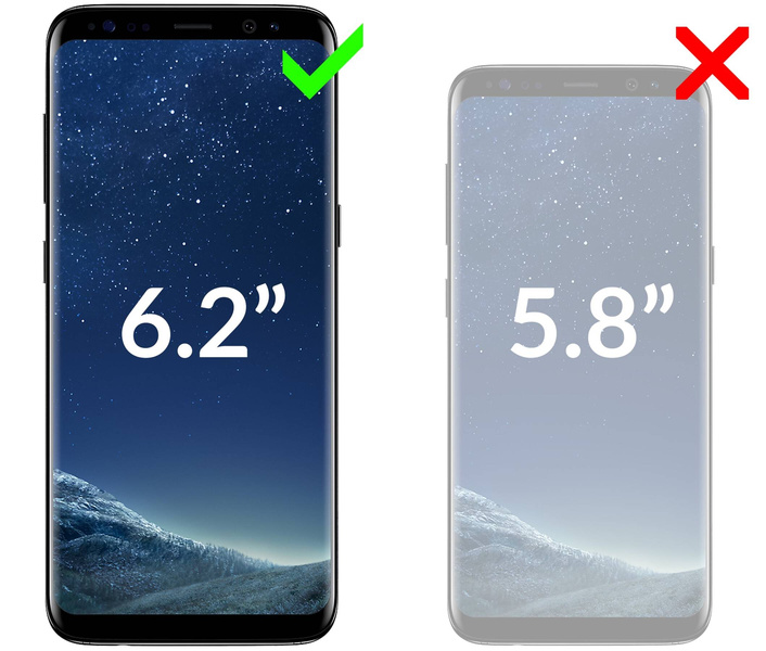 moVear flipSide S+ Skórzane Etui do Samsung Galaxy S8+ (Plus) | Skóra Vintage | Brązowy