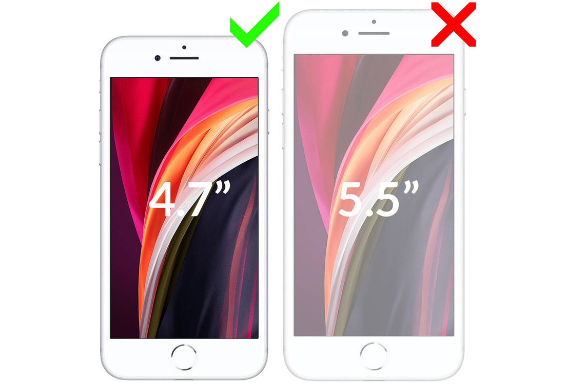 moVear GLASS mSHIELD 2.5D MAX do Apple iPhone 6s / 6 (4.7") (kompatybilne z etui)