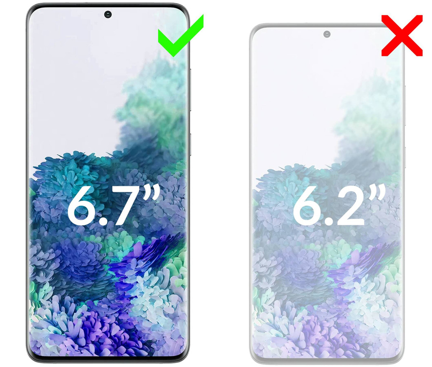 moVear flipSide S skórzane etui do Samsung Galaxy S20+ (Plus) (6.7") | Skóra naturalna gładka (Czarna)