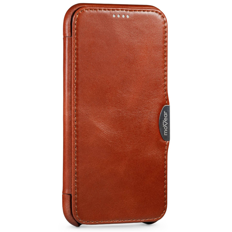 moVear flipSide C skórzane etui do Apple iPhone 11 Pro (5.8") | Skóra naturalna vintage (Brązowa)