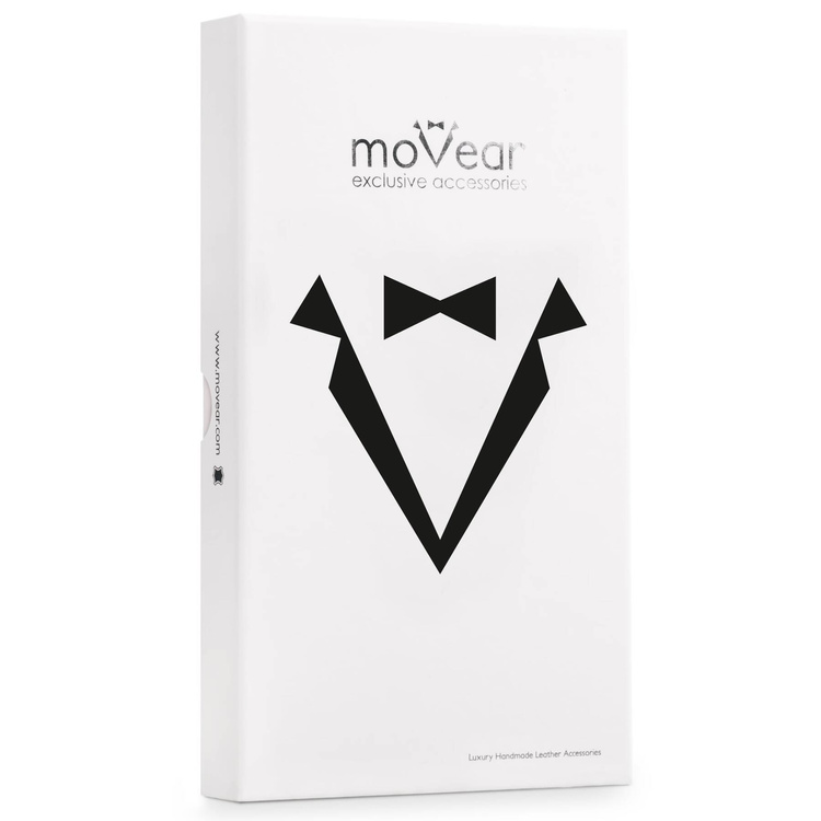 moVear flipSide S skórzane etui do Samsung Galaxy S10 (6.1") | Skóra naturalna gładka (Czarna)