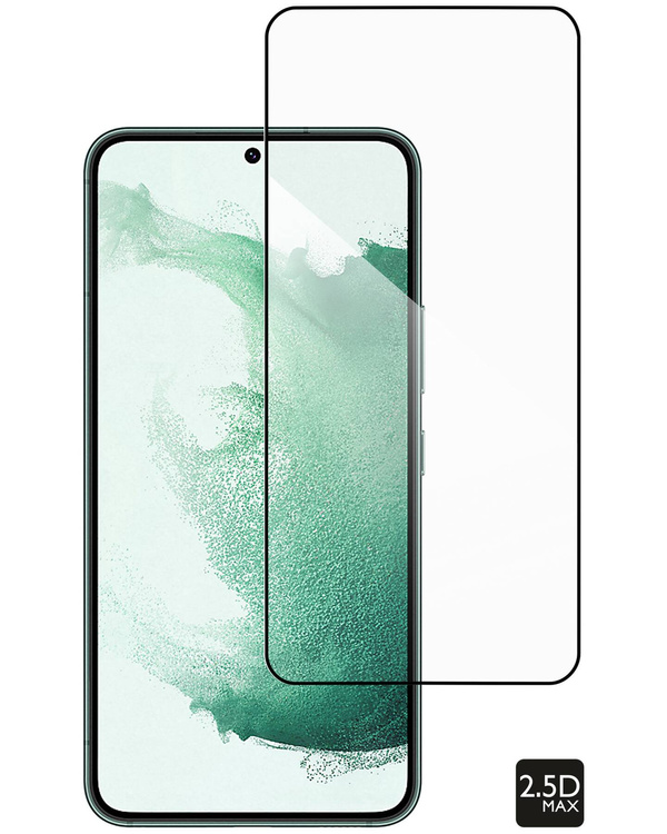 moVear GLASS mSHIELD 2.5D MAX do Samsung Galaxy S22+ (Plus) (6.6") (kompatybilne z etui)