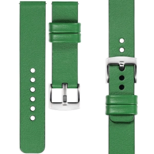 moVear Prestige S1 Skórzany pasek 22mm do zegarka | Zielony [rozmiary XS-XXL i klamra do wyboru]