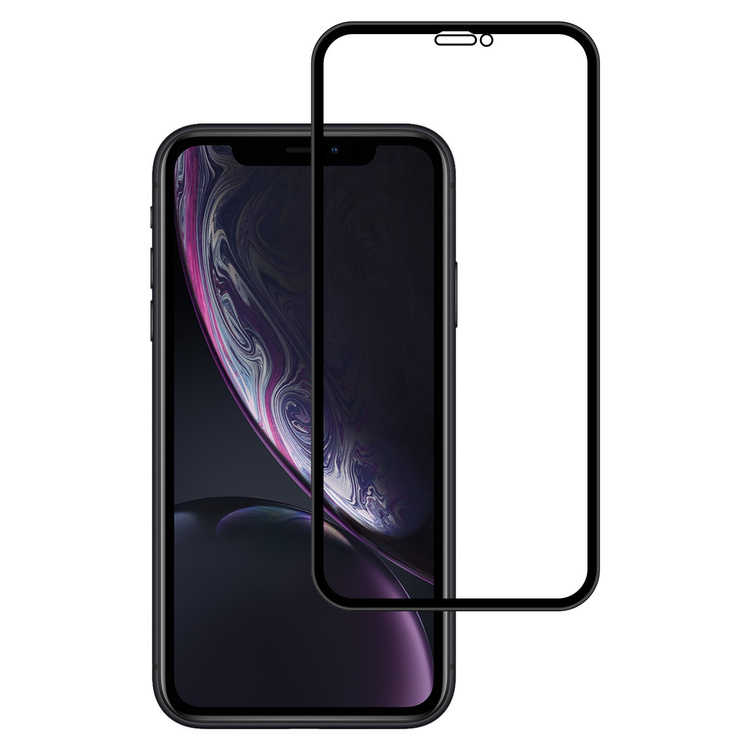 2 szt. | moVear GLASS mSHIELD 3D PRO MATT na iPhone Xr | Matowe Szkło Hartowane na Cały Ekran, Antyrefleksyjne, 9H