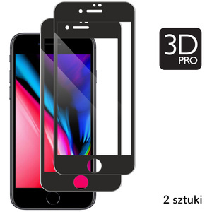 2 szt. | moVear GLASS mSHIELD 3D PRO do Apple iPhone 8 Plus / 7 Plus (5.5") (na cały ekran)