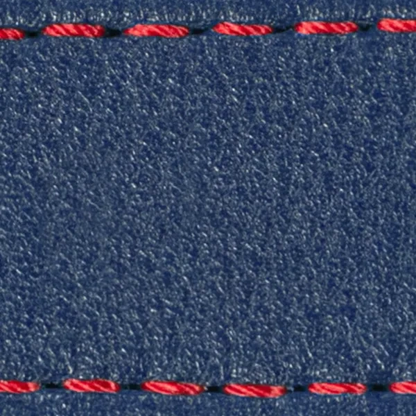 Podkładka W1 do paska 18mm | Granatowy / Czerwona nić