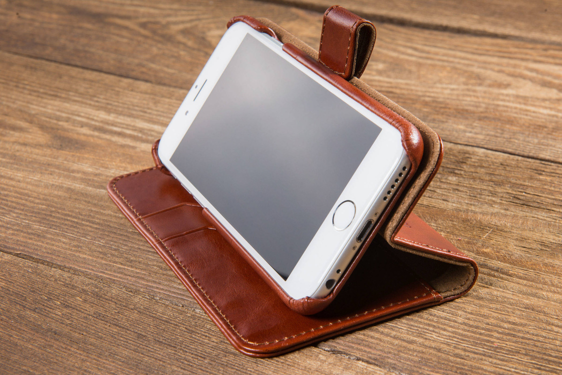 moVear multiCover W Skórzane Etui 3w1 do Apple iPhone 6 / 6s | Portfel, Wallet | Skóra Vintage | Brązowy