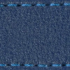Pasek C1 23mm | Granatowy / Niebieska nić | Części skórzane bez klamry