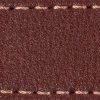 Pasek C1 24mm | Kasztanowy / Różowo złota nić | Części skórzane bez klamry