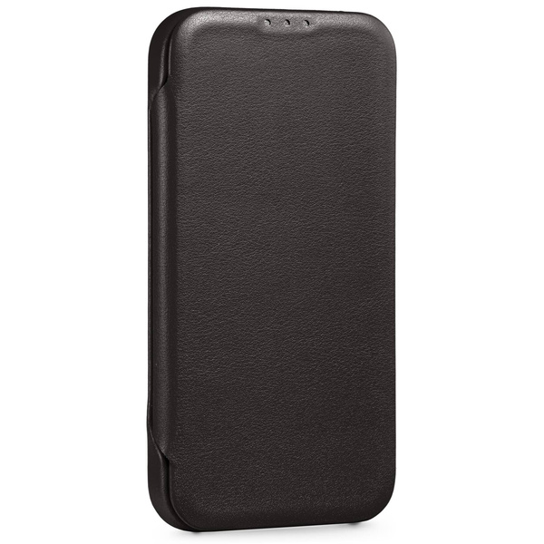 moVear flipSide 4S skórzane etui do Apple iPhone 14 Pro (6.1") | Skóra naturalna gładka (Czarna)