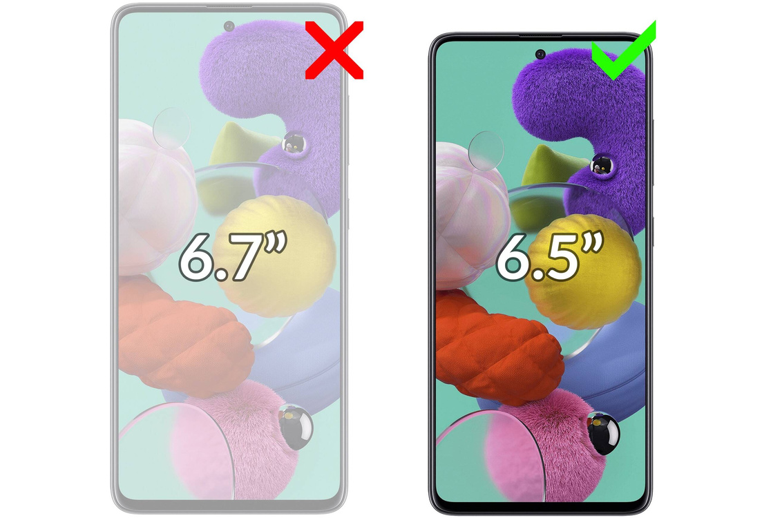 moVear GLASS mSHIELD 3D PRO-E do Samsung Galaxy A51 (6.5") (kompatybilne z etui)