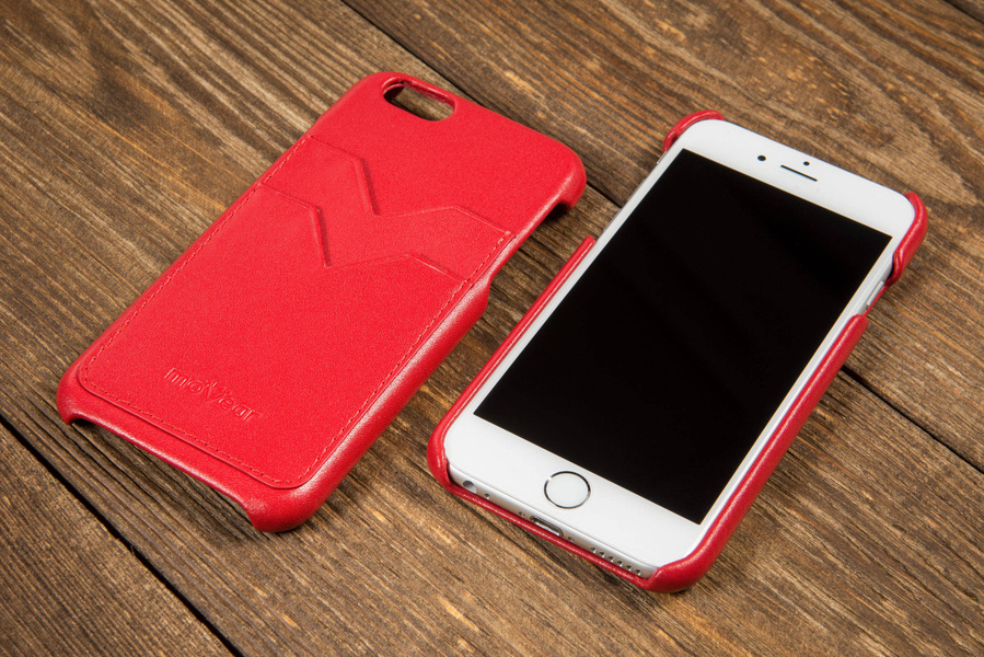 moVear backCover S+ Skórzane Etui Plecki do Apple iPhone 6 / 6s | Skóra Gładka | Cappuccino