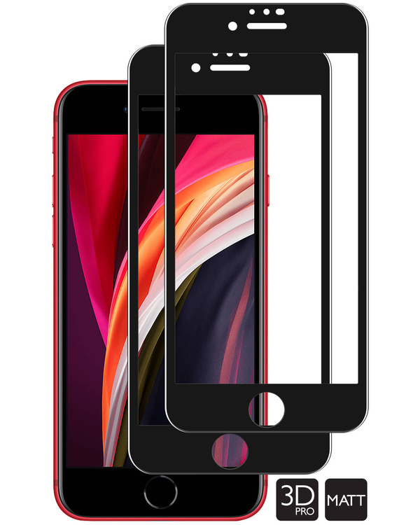 2 szt. | moVear GLASS mSHIELD 3D PRO MATT do Apple iPhone 6s / 6 (4.7") | (Antyrefleksyjne)