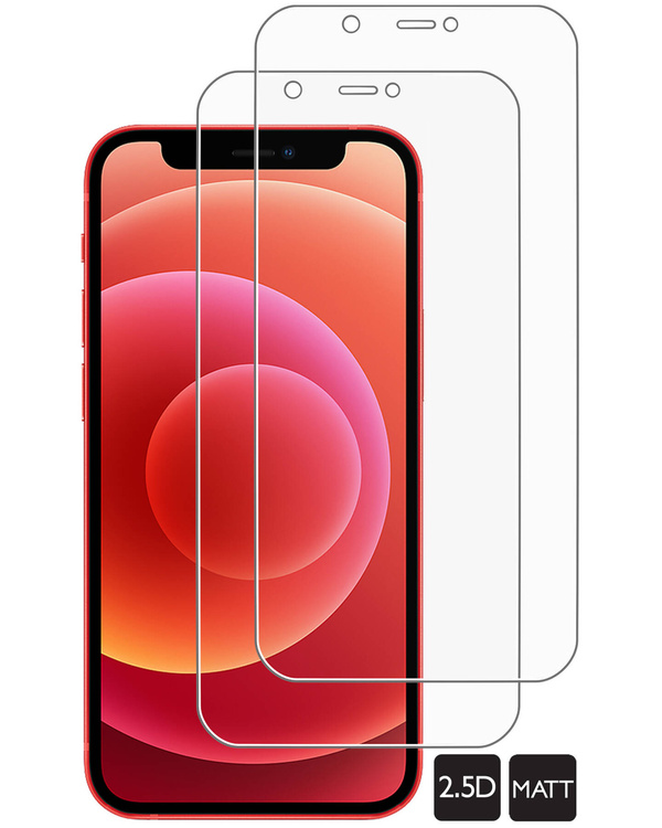 2 szt. | moVear GLASS mSHIELD 2.5D MATT do Apple iPhone 12 Mini (5.4") (Antyrefleksyjne, kompatybilne z etui)