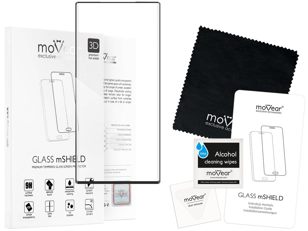 moVear GLASS mSHIELD 3D do Samsung Galaxy Note 20 Ultra (6.9") (na cały ekran)
