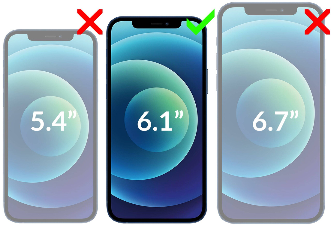 2 szt. | moVear mBOX GLASS mSHIELD 2.5D do Apple iPhone 12 Pro / 12 (6.1") (łatwy montaż)