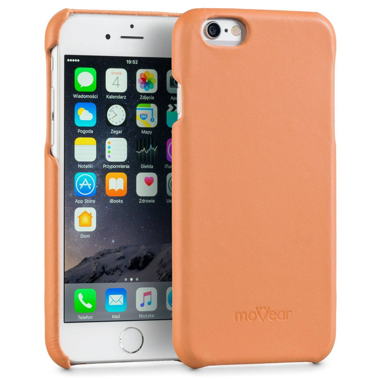 moVear multiCover W Skórzane Etui 3w1 do Apple iPhone 6 / 6s | Portfel, Wallet | Skóra Gładka | Cappuccino