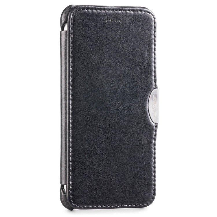 moVear flipSide C+ Skórzane Etui do Apple iPhone 6 / 6s | Skóra Vintage | Czarny