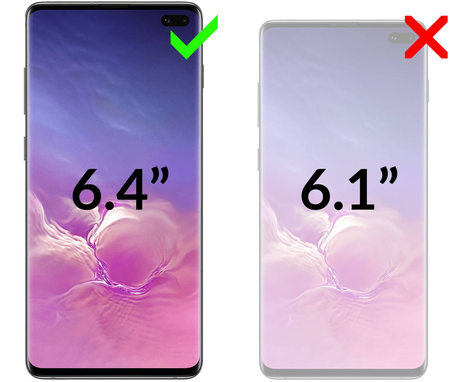 2 szt. | moVear GLASS mSHIELD 3D do Samsung Galaxy S10+ (Plus) (6.4") (na cały ekran)