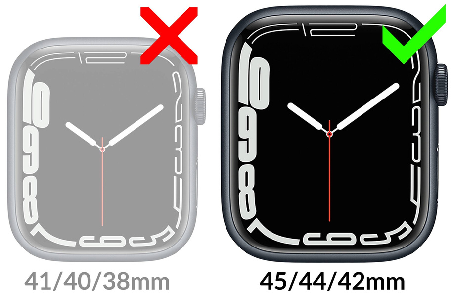 moVear | Adapter paska 18mm do Apple Watch 9/8/7/6/SE/5/4/3/2/1 (45/44/42mm) & Ultra (49mm) | Czarny Stal nierdzewna +PVD