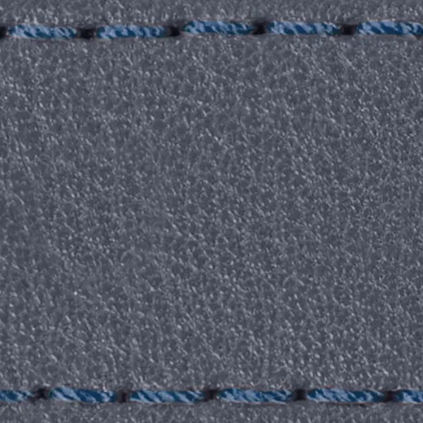 Pasek C1 23mm | Szary stalowy / Granantowa nić | Części skórzane bez klamry