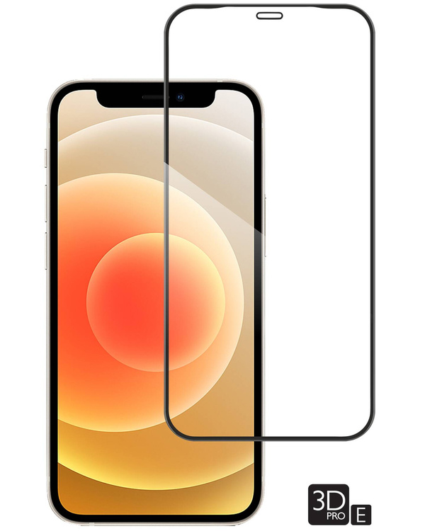 moVear GLASS mSHIELD 3D PRO-E do Apple iPhone 12 Mini (5.4") (kompatybilne z etui)