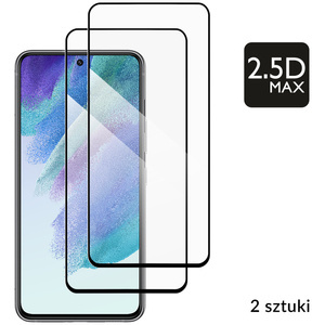 2 szt. | moVear GLASS mSHIELD 2.5D MAX do Samsung Galaxy S21 FE (6.4") (kompatybilne z etui)