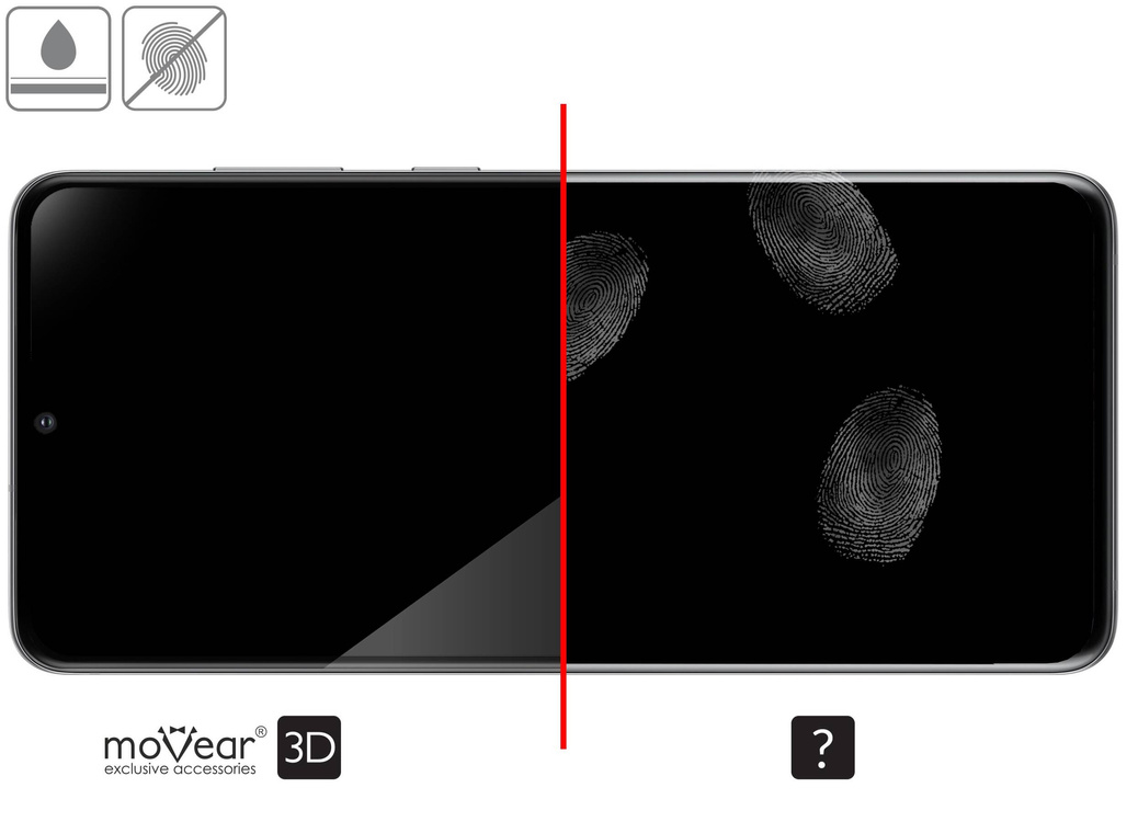 2 szt. | moVear GLASS mSHIELD 3D do Samsung Galaxy S20 (6.2") (na cały ekran)