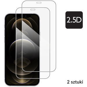 2 szt. | moVear GLASS mSHIELD 2.5D do Apple iPhone 12 Pro Max (6.7") (kompatybilne z etui)